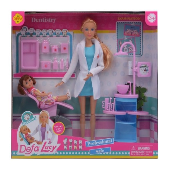 Кукла Дефа Люси "Стоматолог" (10 предметов, 29 см)