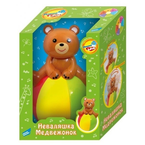 Неваляшка медвежонок