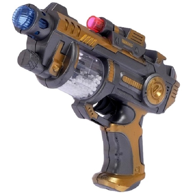 Пистолет "дезинтегратор", световые и звуковые эффекты, работает от батареек, цвета микс 2864394
