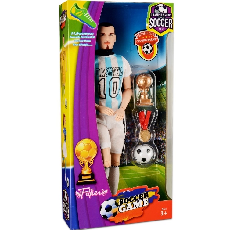 Кукла "Чемпион по футболу" (28 см)