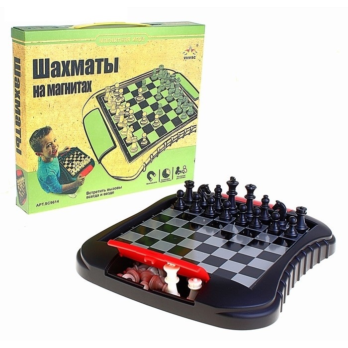 Настольная игра "Шахматы" (магнитные, 27х24 см)