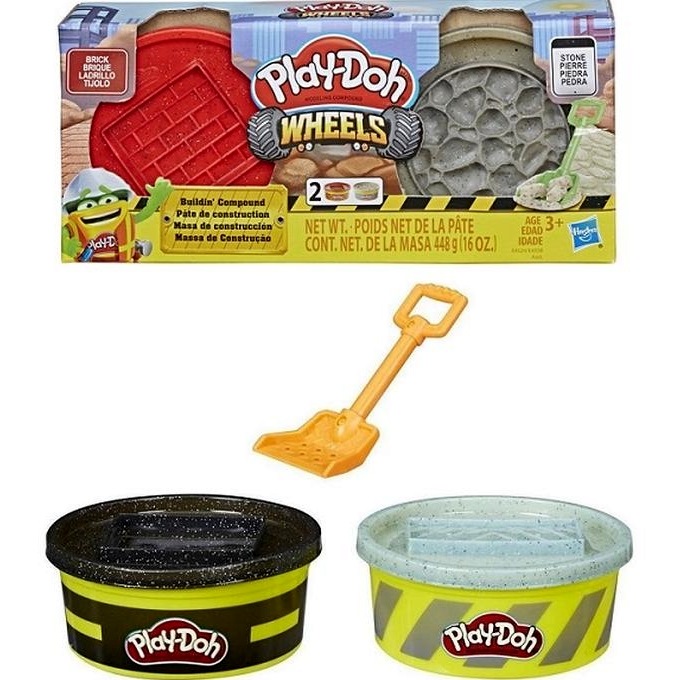Набор Play-Doh Wheelse (2 баночки, лопатка)