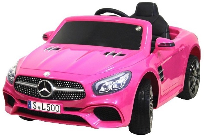 Детский электромобиль Mercedes-Benz SL500 розовый