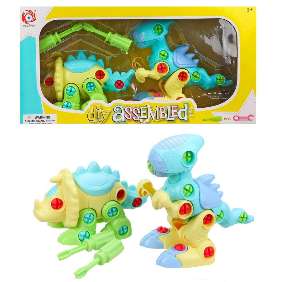 Конструктор-скрутка "Динозавры" (2 шт.)