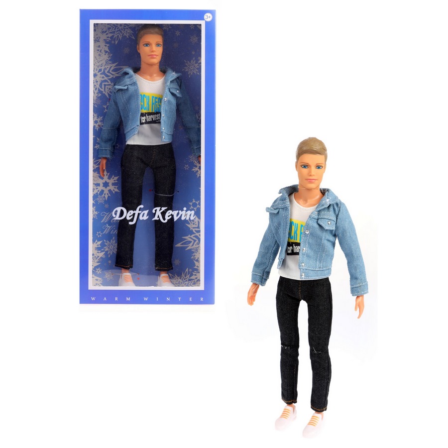 Кукла Дефа Кевин в джинсовой куртке (30 см)