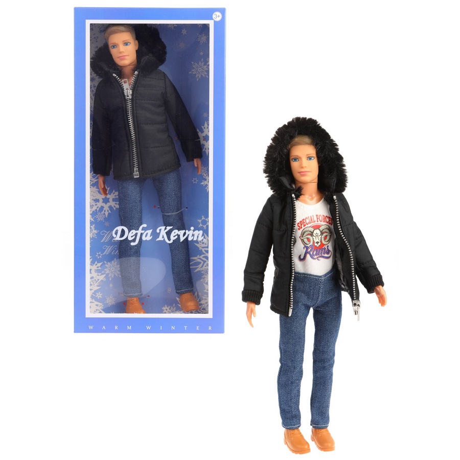 Кукла Дефа Кевин в куртке и в джинсах (30 см)