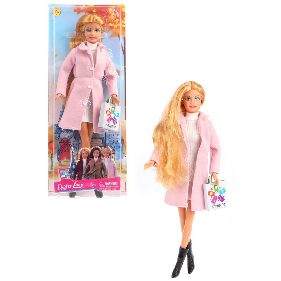 Кукла Дефа Люси "Осенняя коллекция" (в розовом пальто, 29 см)