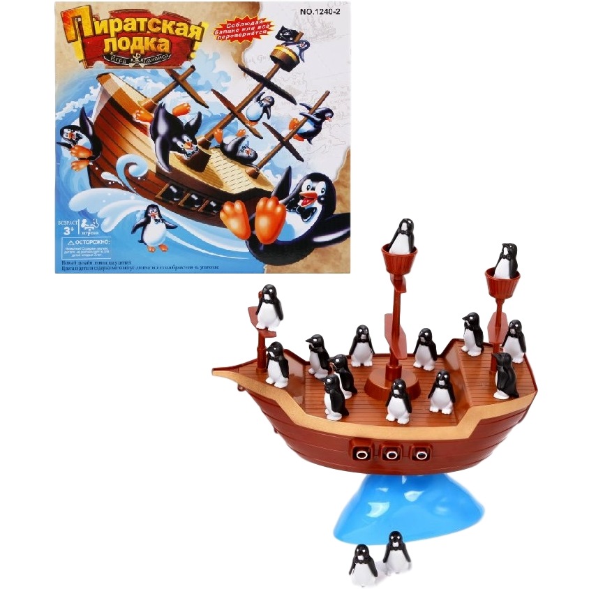 Настольная игра баланс "Пиратская лодка"