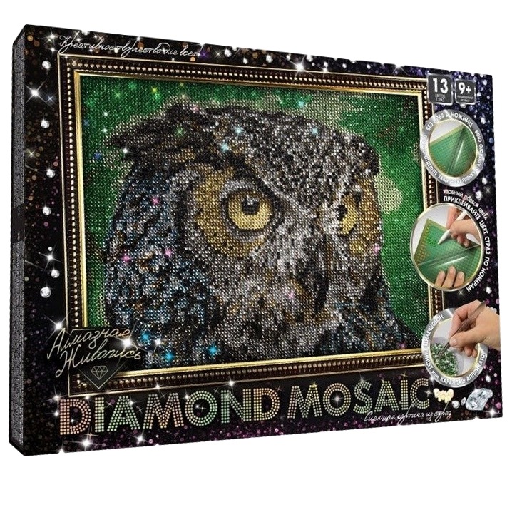 Набор креативного творчесва Diamond Mosaic "Сова" (малый)