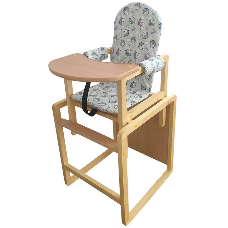 Стол-стул для кормления "Бутуз" (серый арт.СТД0211)