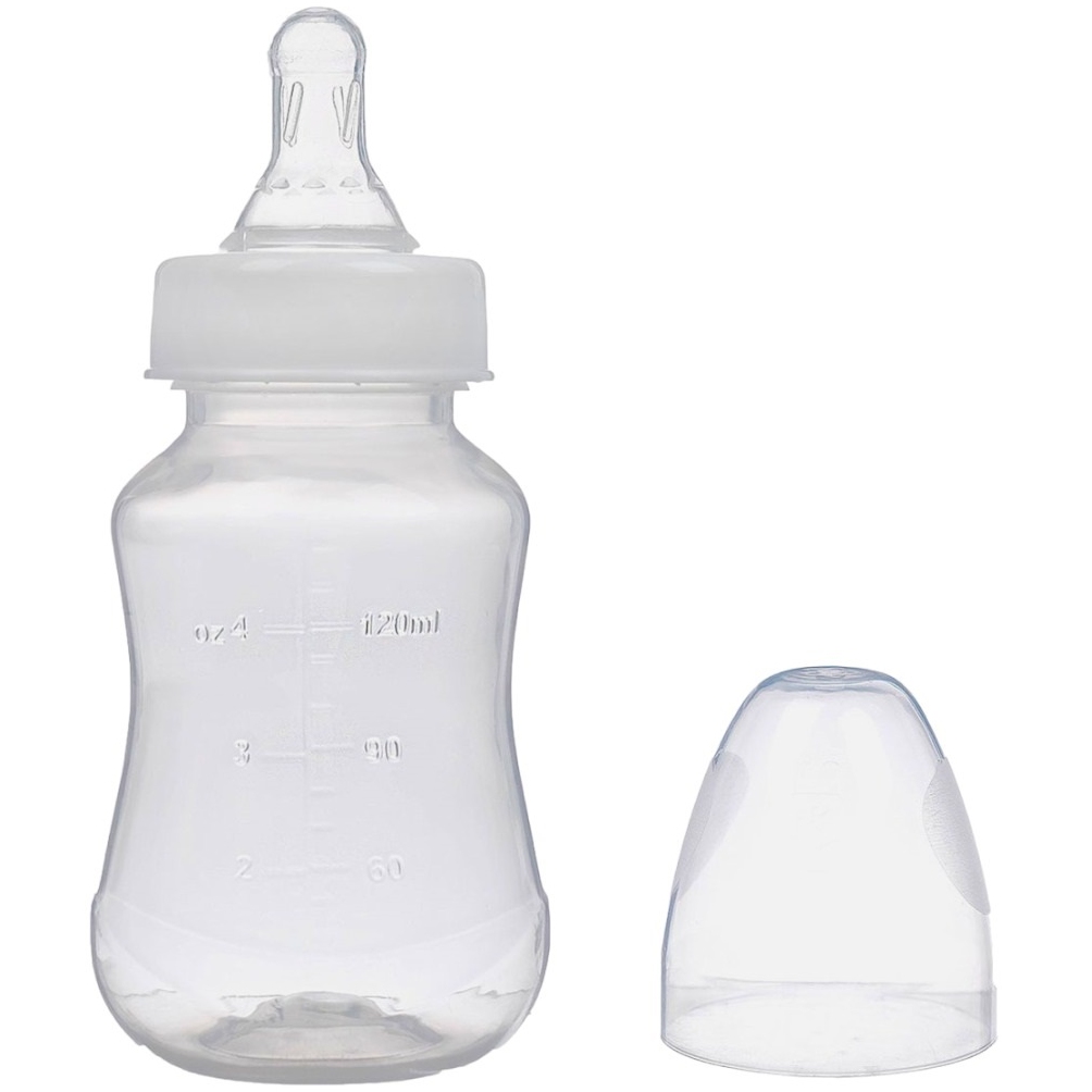 Бутылочка Mum&Baby (150 мл, приталенная, белый)
