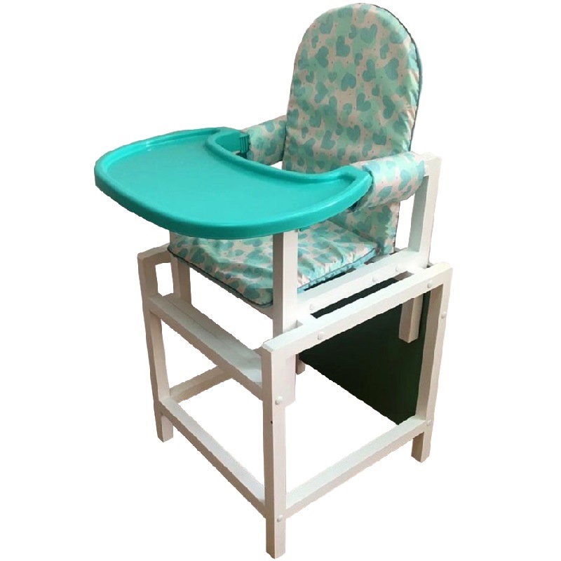 Стол-стул для кормления "Облачко" (бирюзовый-стд1602)