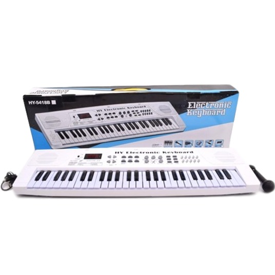Синтезатор (54 клавиши, запись, микрофон, USB-шнур) HY5418B