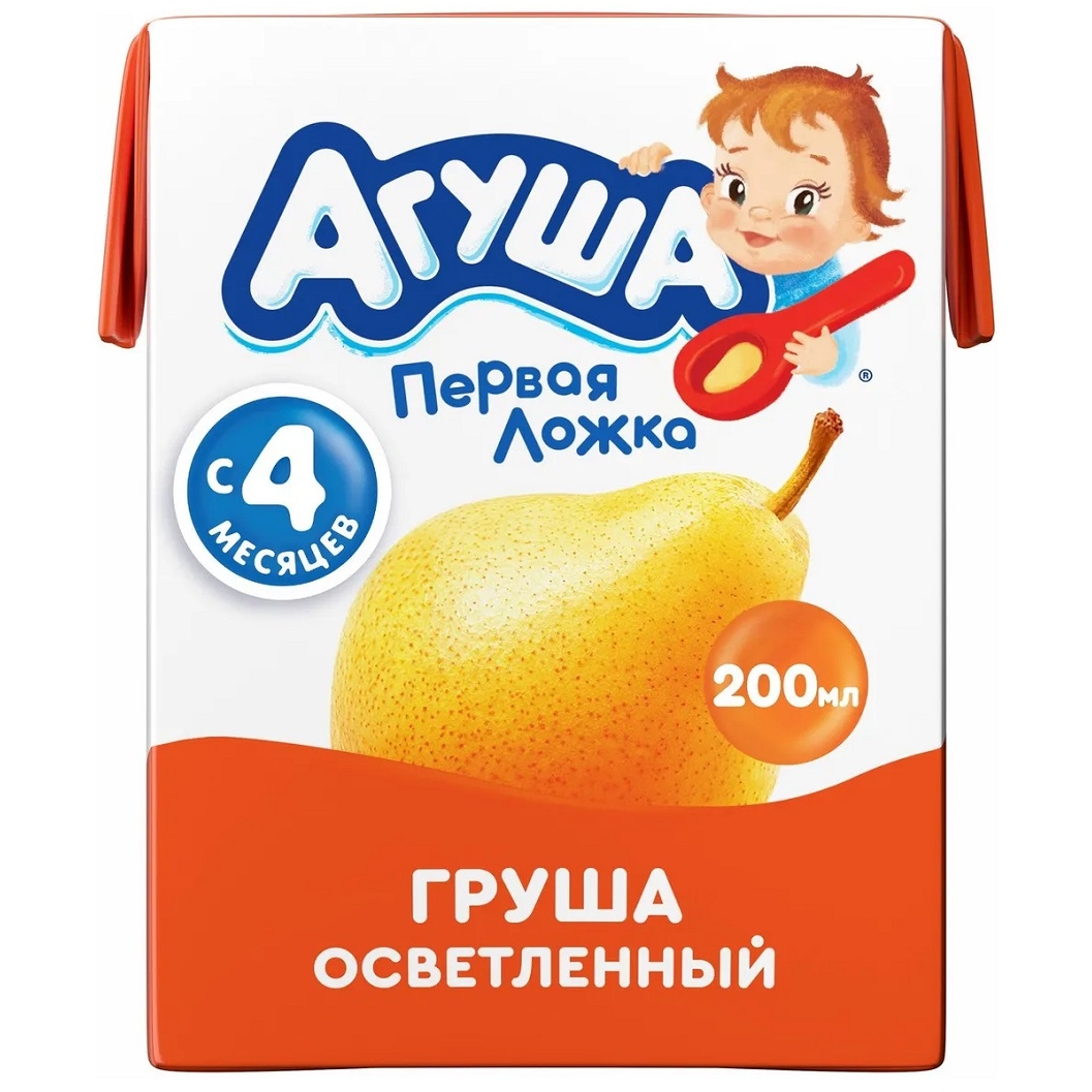 Сок "Агуша" Груша осветленный (200 мл.)
