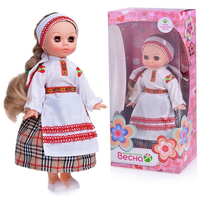 Кукла Эля белорусском костюме (Весна, 30 см)