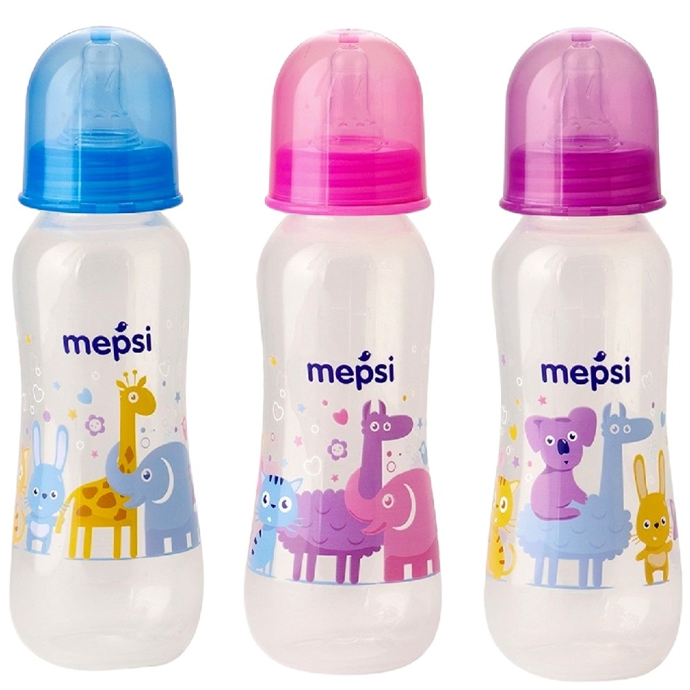 Бутылочка для кормления Mepsi (соска силикон, 250 мл)