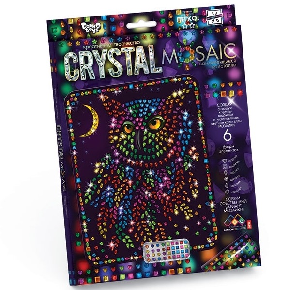 Набор креативного творчесва Crystal Mosaic "Сова"