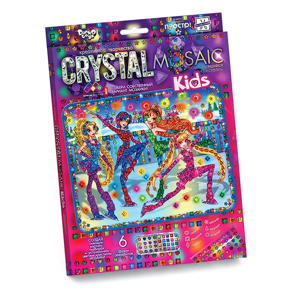 Набор креативного творчесва Crystal Mosaic Kids "Девочки феи"