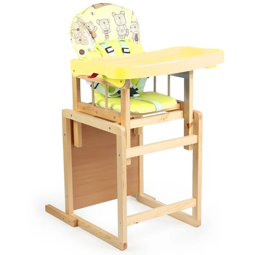 Стол-стул для кормления "мишутка" new (желтый-арт.140304)