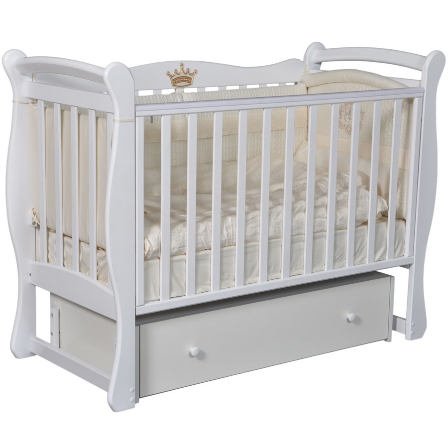 Кровать детская "Luiza-3" (белый)