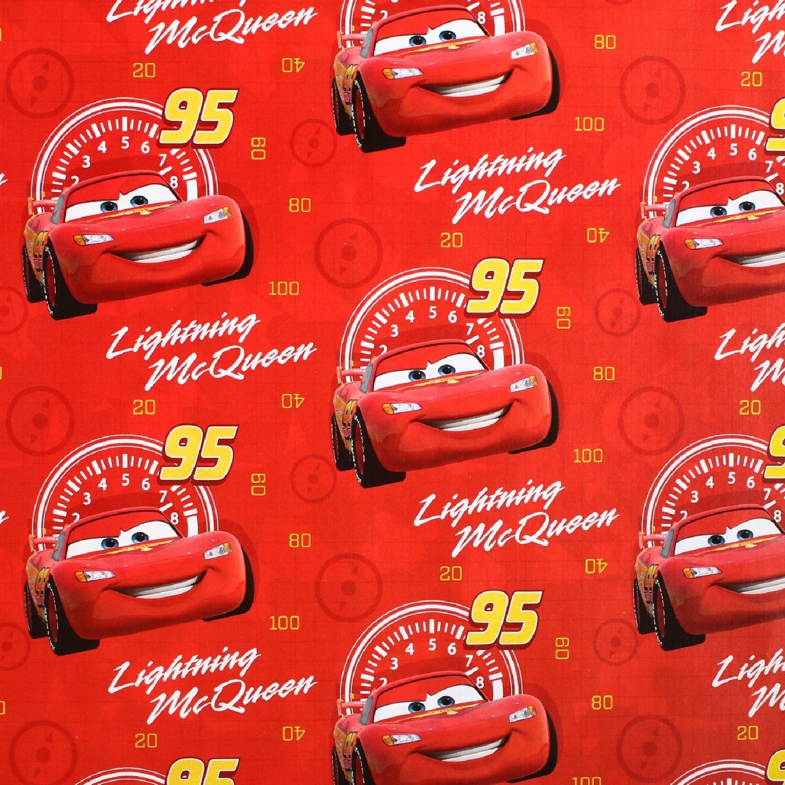 Бумага упаковочная "Тачки" (70х100 см)