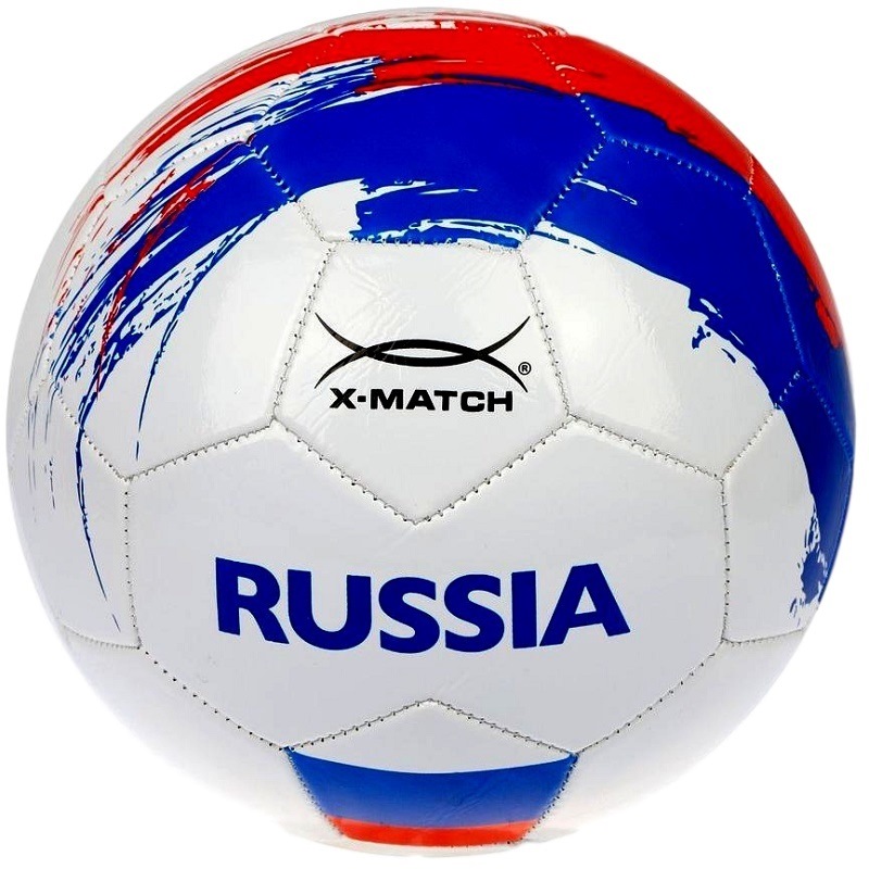 Мяч футбольный X-Match "Россия" (1 слой pvc)