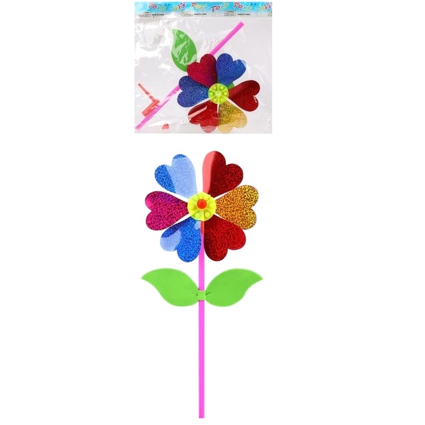 Вертушка "Цветочек с липестками" (35 см)