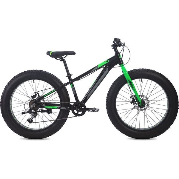 Велосипед 24" Buffalo Foxx (черно-зеленый, 6 скоростей)