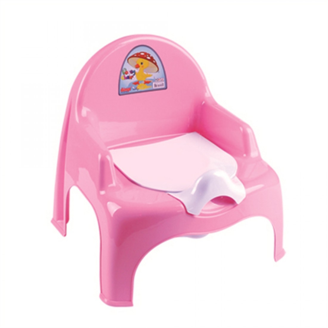 Детский горшок-кресло (розовый/малиновый)