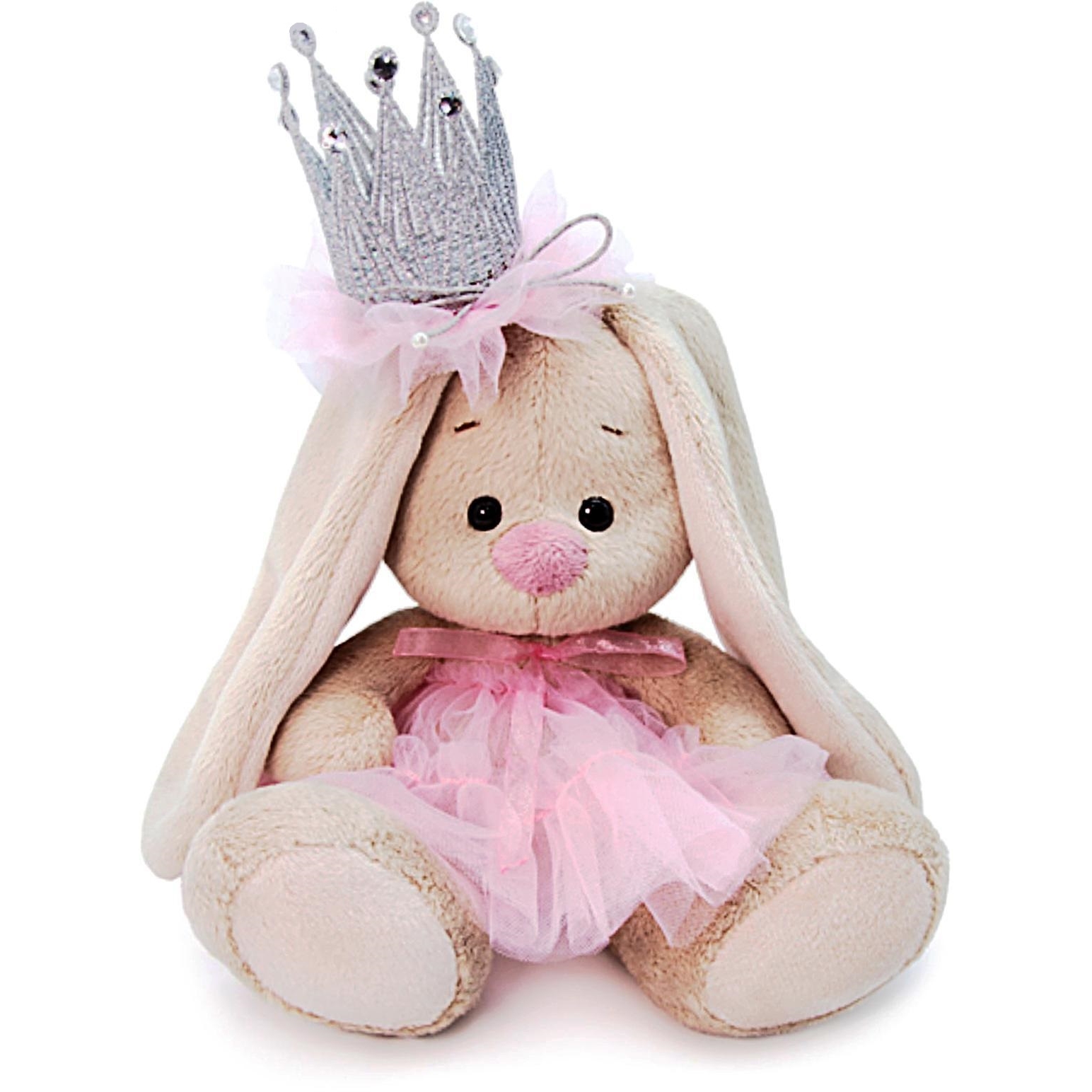 Мягкая игрушка "Зайка Ми" с короной, 15 см SidX-311 4543917