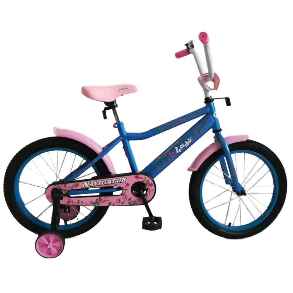 Велосипед 18" Navigator Lady (синий с розовым)