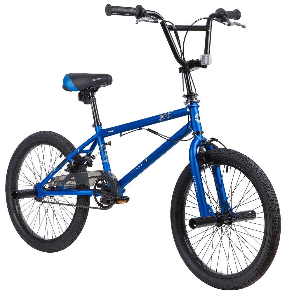 Велосипед 20" Stinger Bmx Joker (синий, с гироротором)