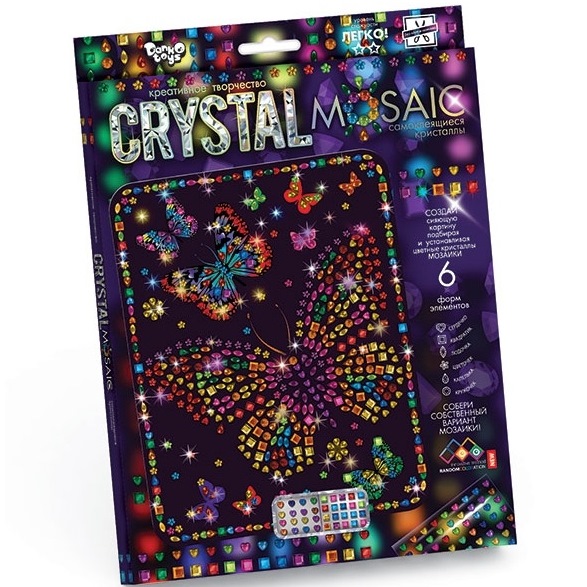 Алмазная мозаика Crystal Mosaic "Бабочки"
