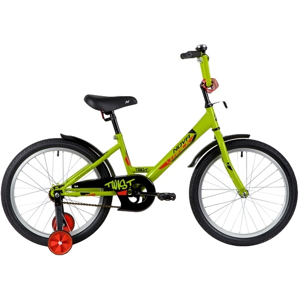 Велосипед 20" Novatrack Twist (зелёный)