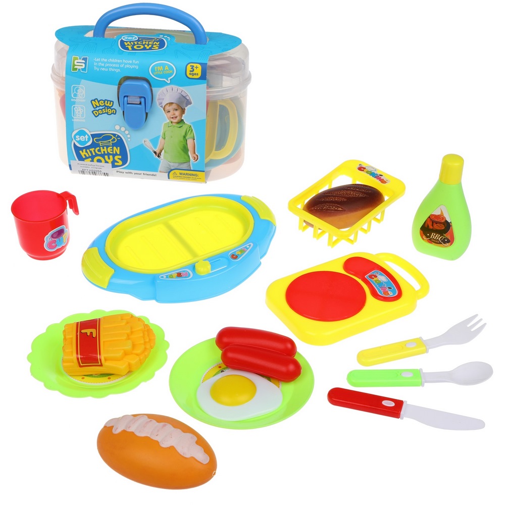 Игровой набор "Посуда" (15 предметов)