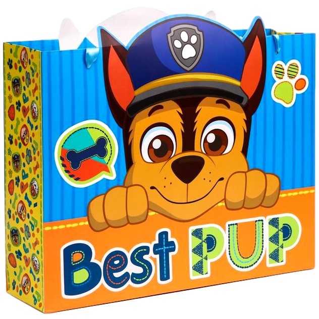 Пакет подарочный Best pup Щенячий патруль (31х40х11 см)