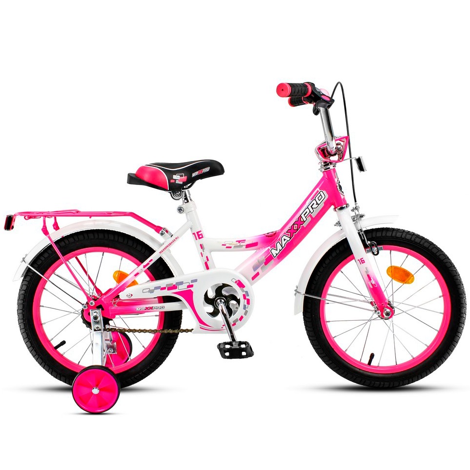 Велосипед maxxpro-m16-5 (розово-белый)