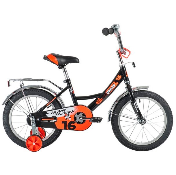 Велосипед 16" Novatrack Urban (чёрный)