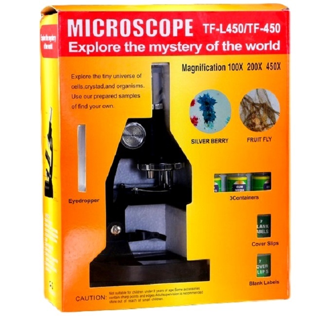 Микроскоп (кратность увеличения 450Х, 200Х, 100Х)