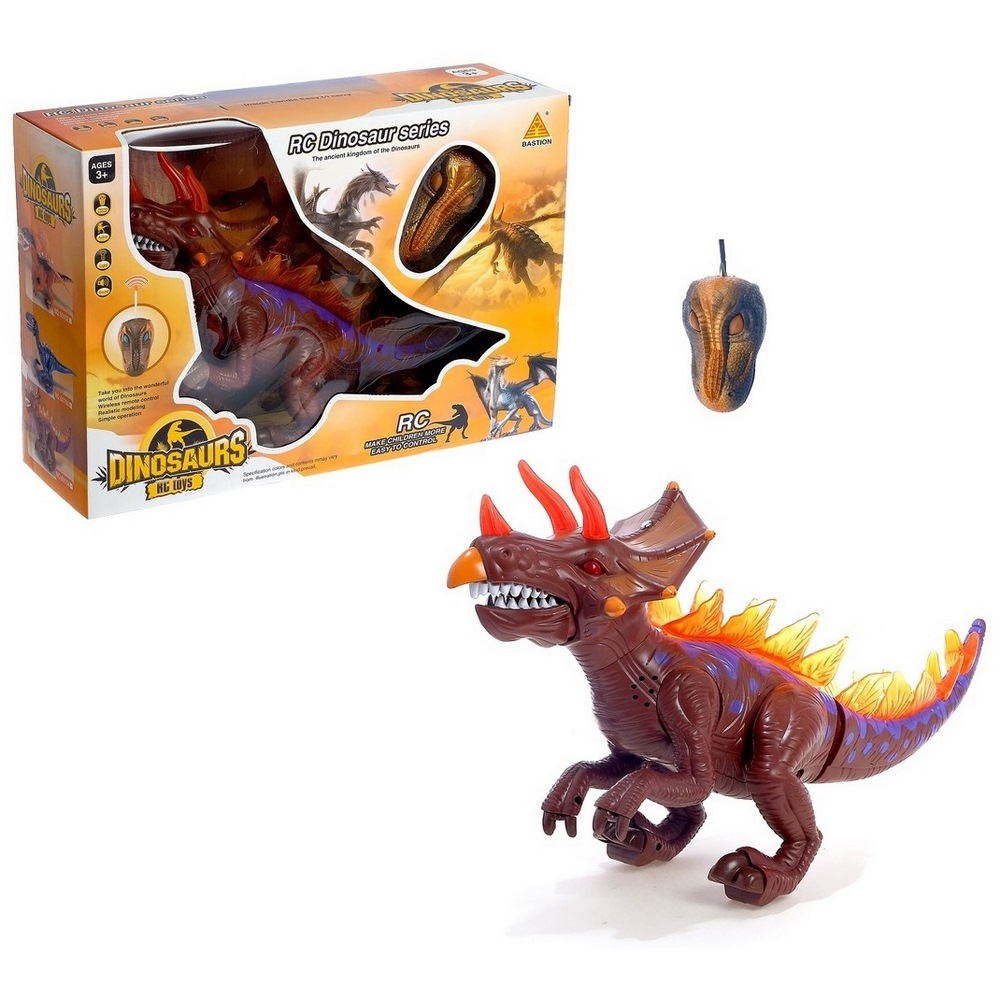 Динозавр с пультом "T-rex" (свет, звук)