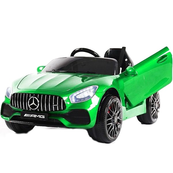 Детский электромобиль О008ОО Mercedes-Benz GT зеленый глянец