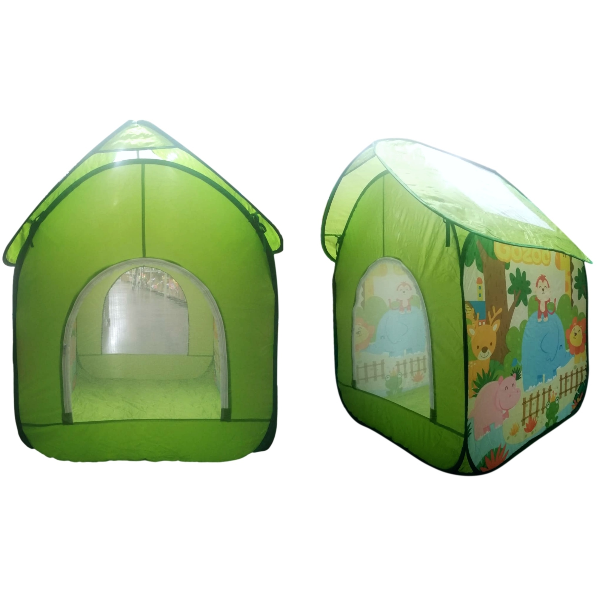 Палатка детская игровая Домик, "Милые зверушки", 90*90см