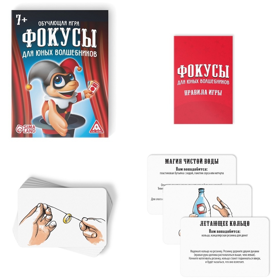 Игра обучающая "Фокусы для юных волшебников"