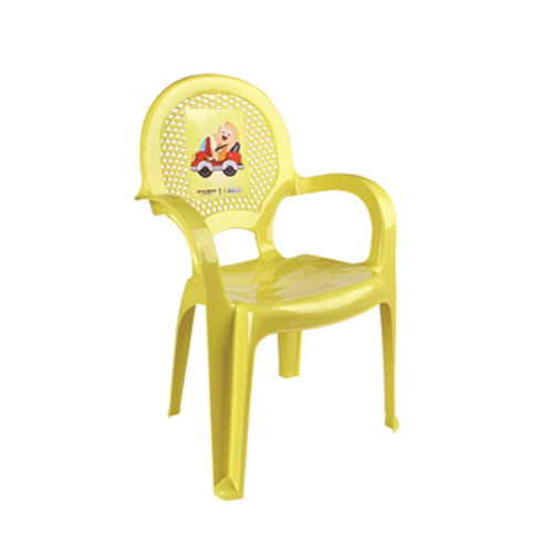 Детский стульчик с рисунком (желтый) 06205
