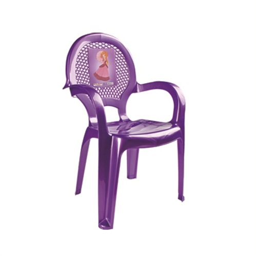 Детский стульчик с рисунком Фиолетовый 06205