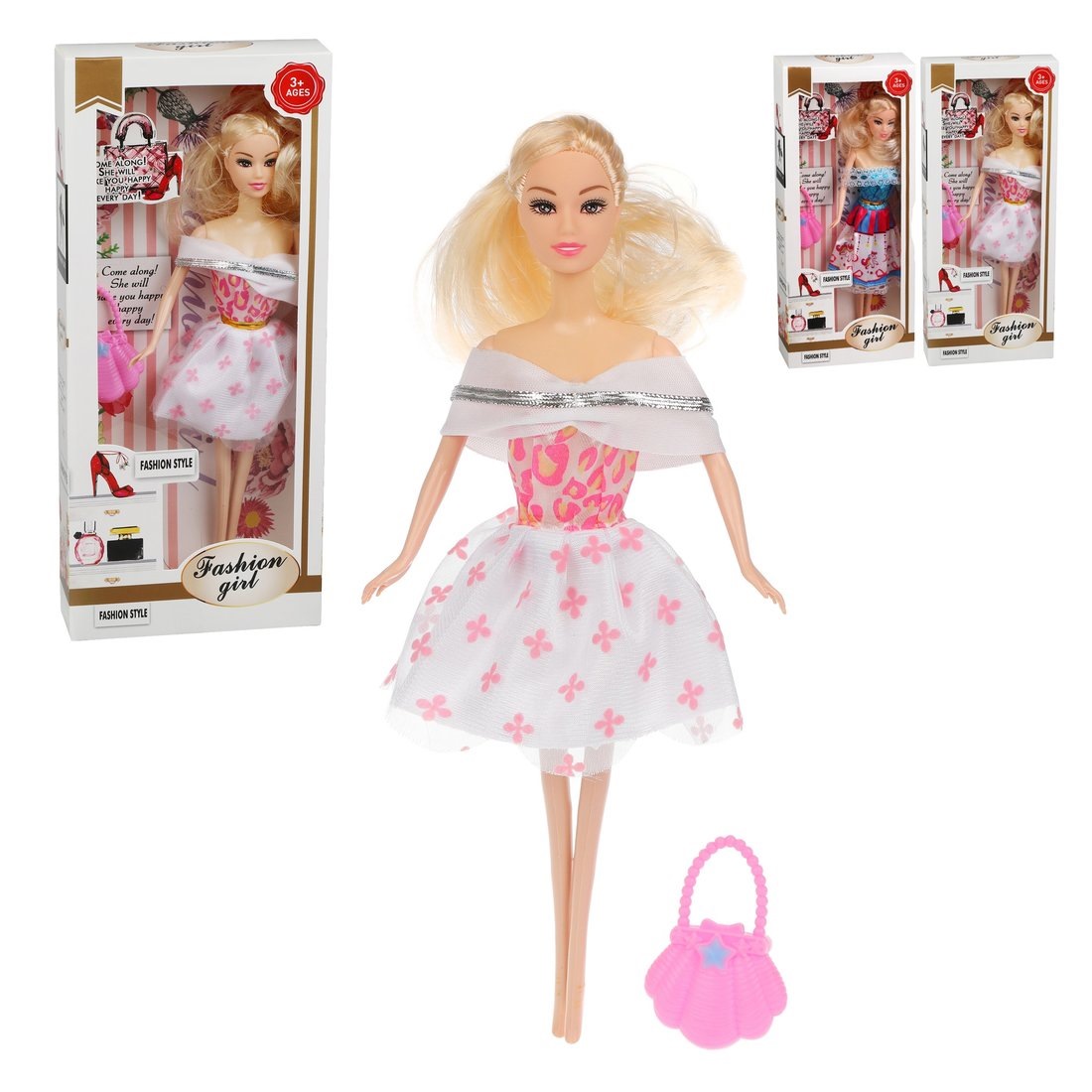 Кукла "Модница" (сумочка, 30 см)