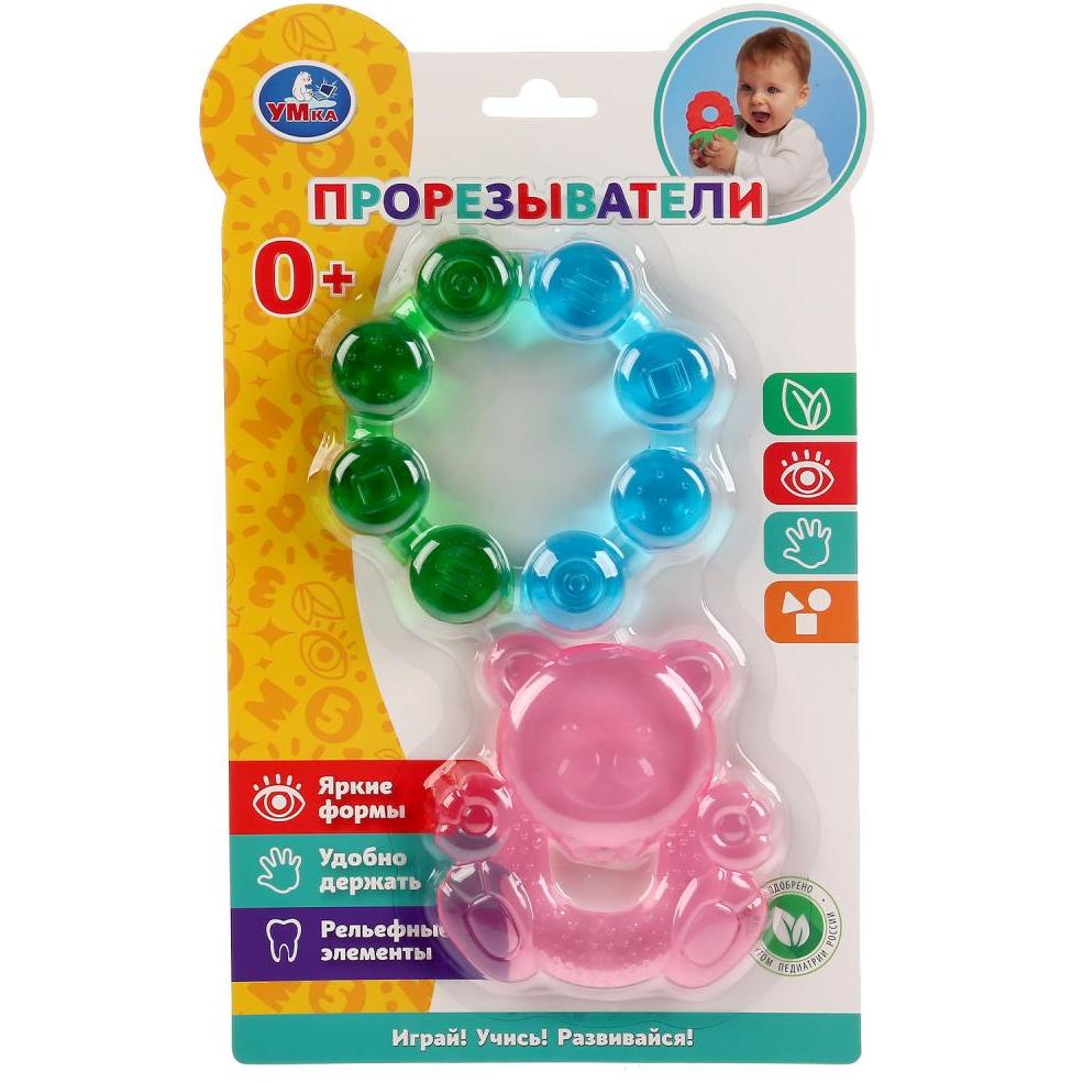 Развивающая игрушка прорезыватель на блистере (русс. уп.) умка в кор.12*12шт****1