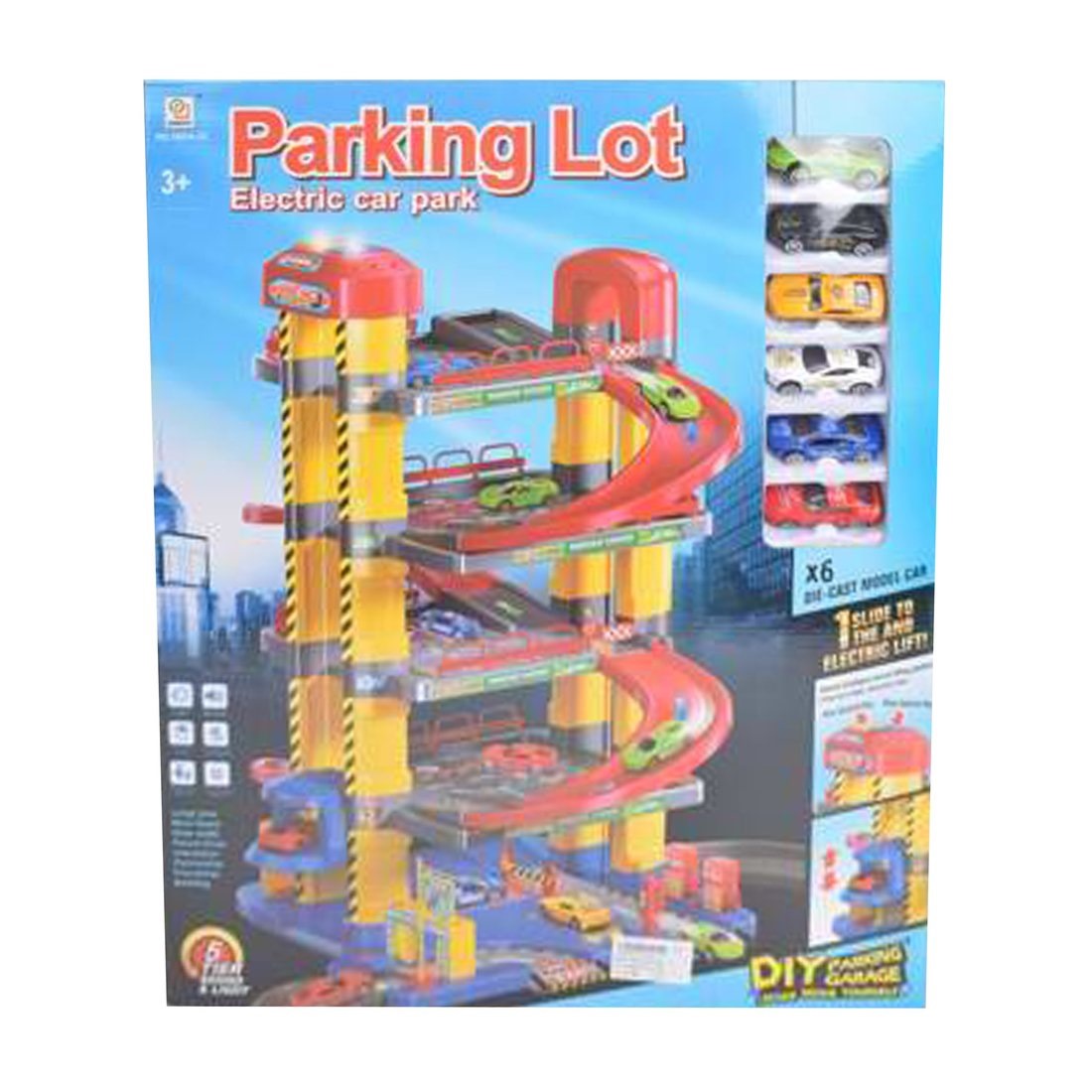 Игровой набор "Паркинг" (свет, звук, машины, 56 дет.) 801A-12