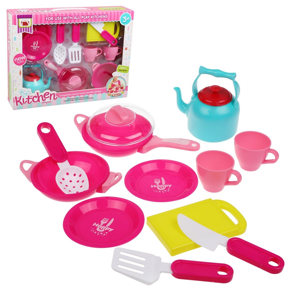 Игровой набор "Посуда" (12 предметов)