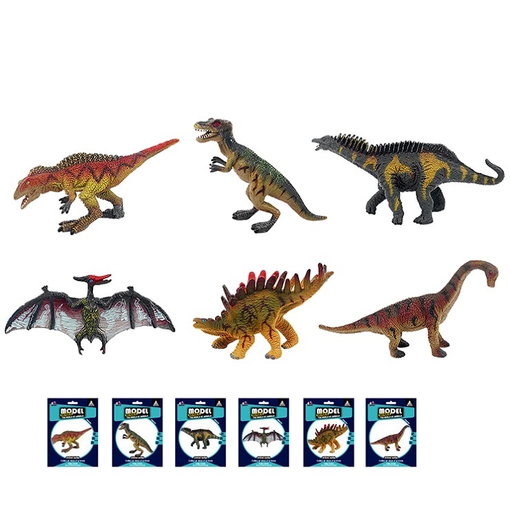 Динозавры, 6 видов в ассорт. в/п 16*12*3 см